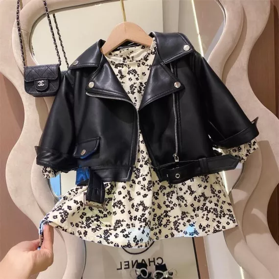 Куртка-косуха Linxi YiWu EXW, Цвет: Черный, Размер: 3-4 года, изображение 3