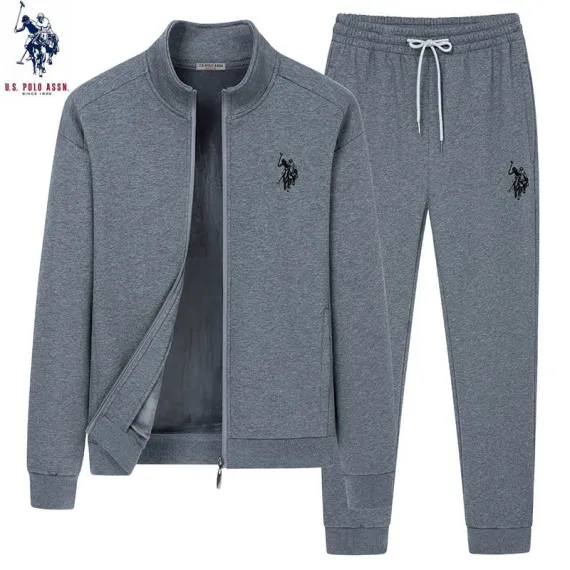 Мужской спортивный костюм U.S. POLO ASSN, Цвет: Серый, Размер: XL