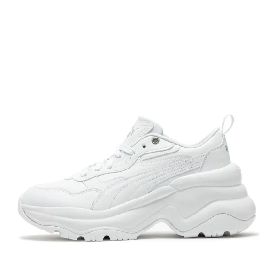 Кроссовки Cilia Wedge женские на платформе PUMA, Цвет: Белый, Размер: 38.5, изображение 6
