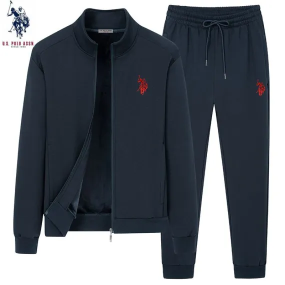 Спортивный костюм утепленный U.S. POLO ASSN, Reňk: Goýy gök, Ölçeg: 4XL