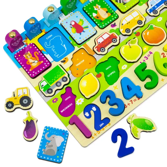 Сортер Монтессори Развивающие игрушки Alatoys, изображение 5
