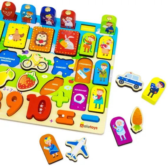 Сортер Монтессори Развивающие игрушки Alatoys, изображение 7