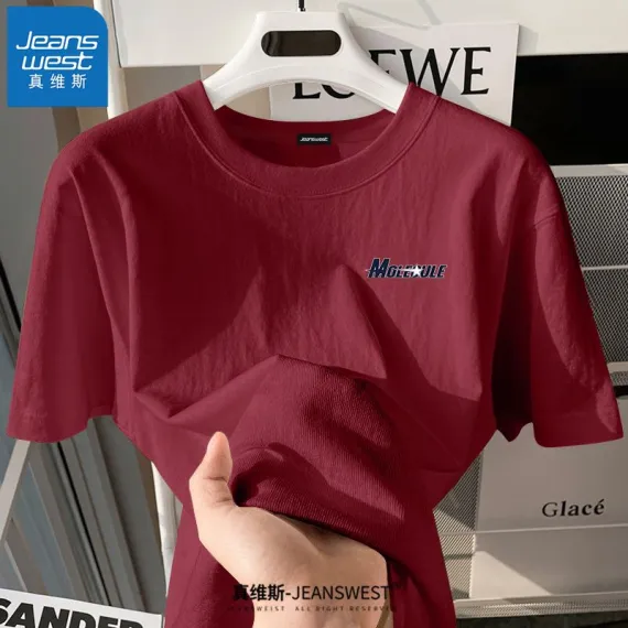 Футболка Jeans west, Reňk: Çuňňur gyzyl , Ölçeg: L
