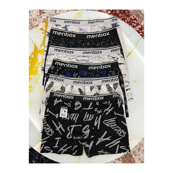 Боксеры 6 шт menbox, Reňk: Dürli reňkli, Ölçeg: XL