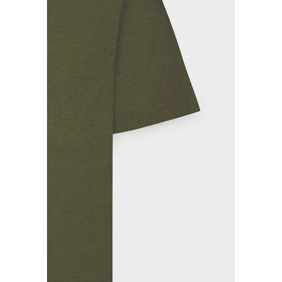 Мужская футболка Slim Fit с круглым вырезом, базовый дизайн ALTINYILDIZ CLASSICS, Reňk: Haki, Ölçeg: M, 7 image