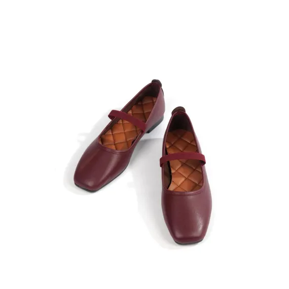Балетки Ayselin moda, Цвет: Бордовый, Размер: 36, изображение 2