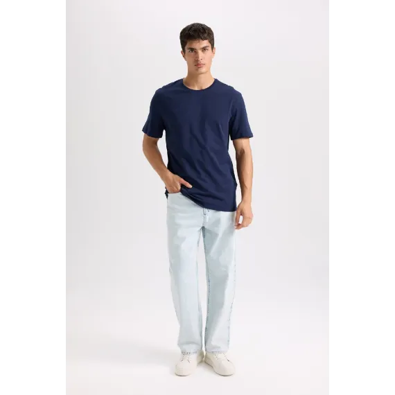 Футболка DeFacto, Reňk: Goýy gök, Ölçeg: 2XL, 2 image