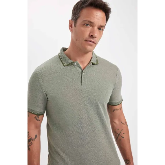 Батник DeFacto, Reňk: Haki, Ölçeg: 2XL, 5 image