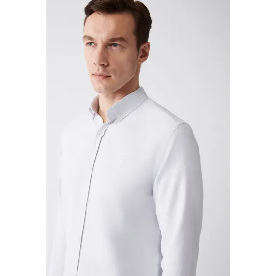 Рубашка AVVA, Цвет: Серый, Размер: 2XL, изображение 2