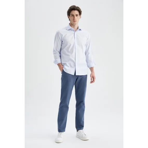 Рубашка DeFacto, Цвет: Голубой, Размер: 2XL, изображение 2