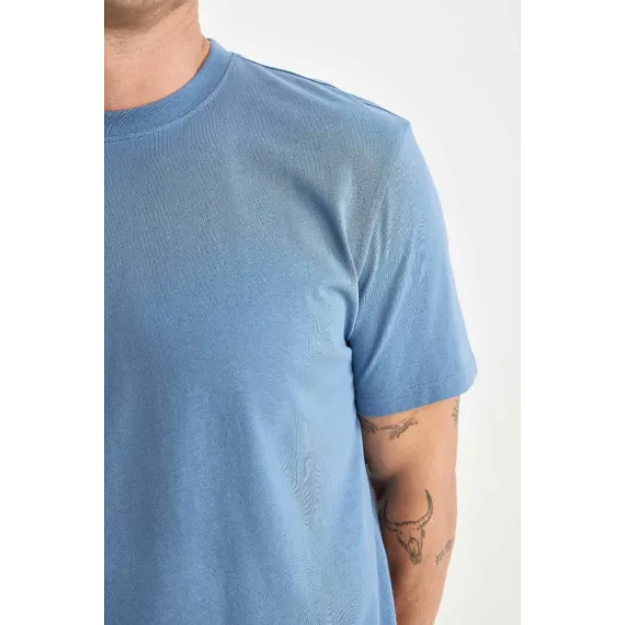 Футболка DeFacto, Цвет: Индиго, Размер: 3XL, изображение 3