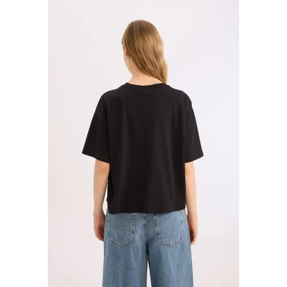 Футболка DeFacto, Reňk: Gara, Ölçeg: XL, 3 image