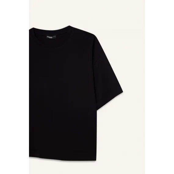 Футболка DeFacto, Reňk: Gara, Ölçeg: XL, 4 image