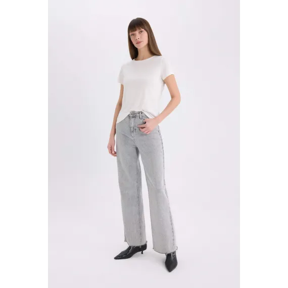 Футболка DeFacto, Reňk: Экрю, Ölçeg: 3XL, 2 image