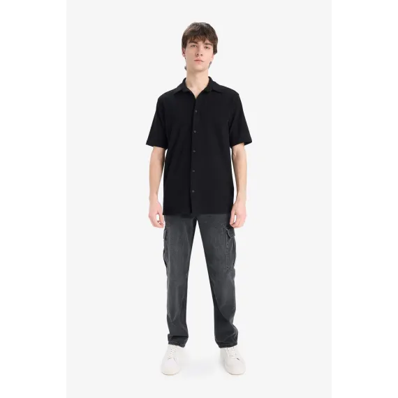 Рубашка DeFacto, Reňk: Gara, Ölçeg: XL, 2 image