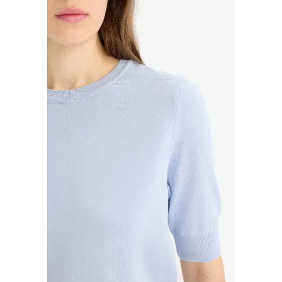 Свитер DeFacto, Цвет: Голубой, Размер: 2XL, изображение 5