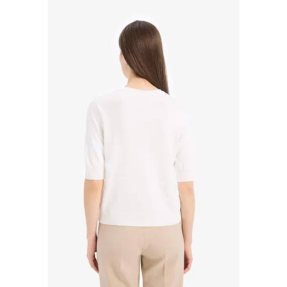 Свитер DeFacto, Reňk: Экрю, Ölçeg: XL, 6 image