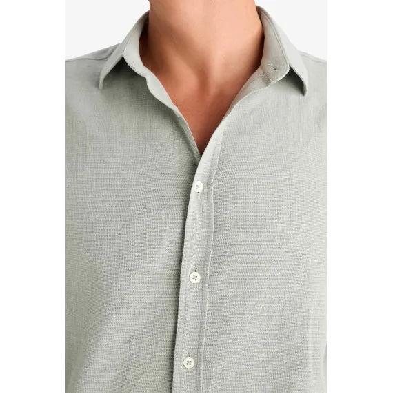 Рубашка DeFacto, Цвет: Хаки, Размер: 3XL, изображение 5