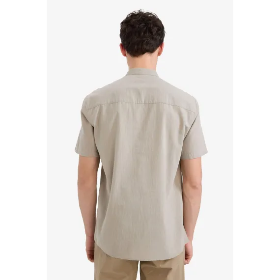 Рубашка DeFacto, Цвет: Хаки, Размер: 3XL, изображение 6
