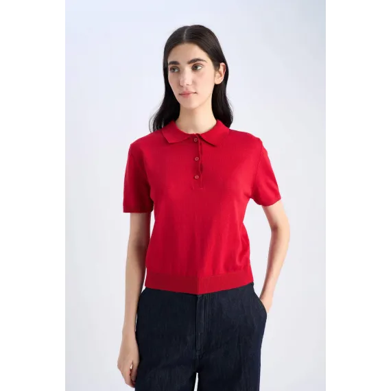 Свитер DeFacto, Reňk: Gyzyl, Ölçeg: XL, 5 image
