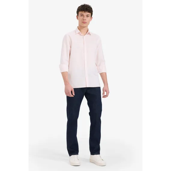Рубашка DeFacto, Reňk: Gülgüne, Ölçeg: 2XL, 5 image