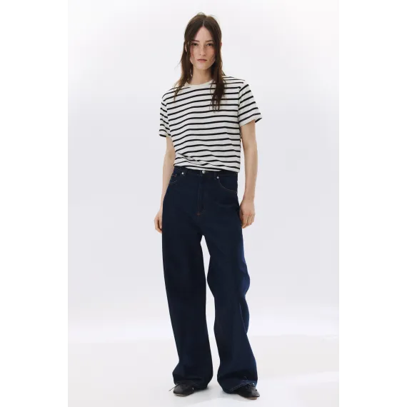 Футболка хлопковая H&M, Цвет: Белый, Размер: XS, изображение 3