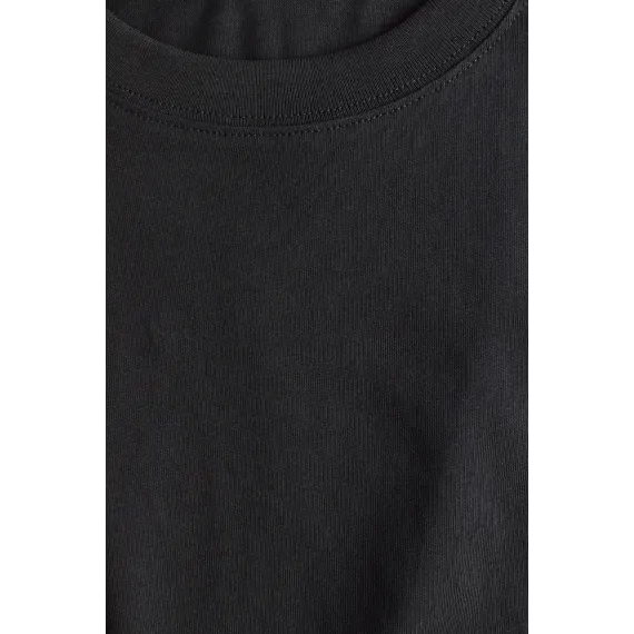 Футболка оверсайз H&M, Цвет: Черный, Размер: XS, изображение 8