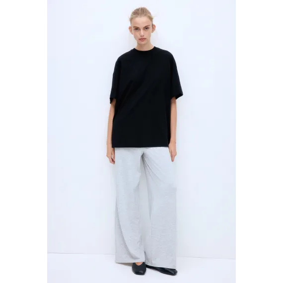 Футболка оверсайз H&M, Цвет: Черный, Размер: XS, изображение 4