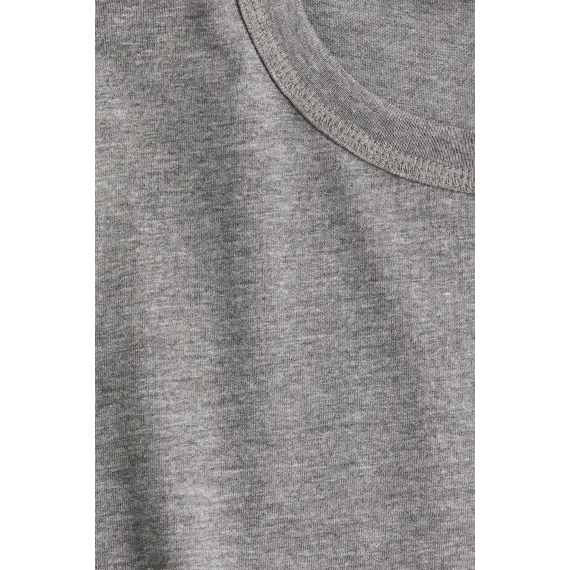 Футболка женская H&M, Цвет: Серый, Размер: XS, изображение 2