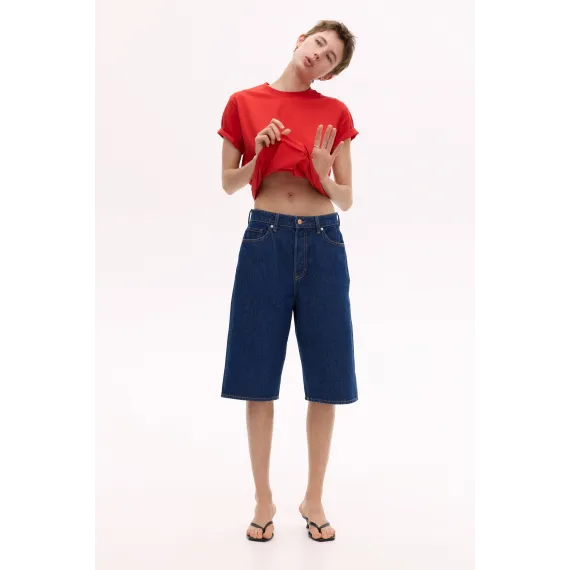 Футболка хлопковая H&M, Цвет: Красный, Размер: L