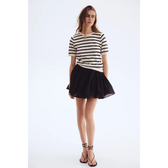Топ трикотажный тонкий H&M, Reňk: Bež, Ölçeg: S, 2 image