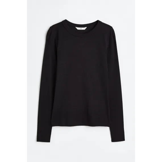 Верх рибана H&M, Цвет: Черный, Размер: 3XL, изображение 4