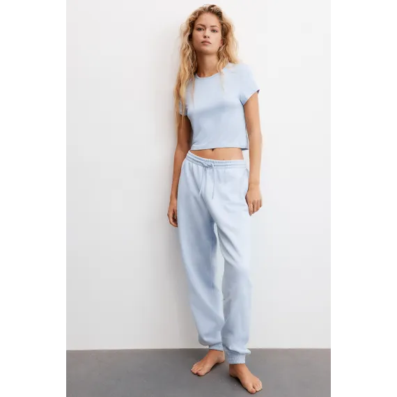 Футболка приталенная H&M, Цвет: Синий, Размер: XL, изображение 3