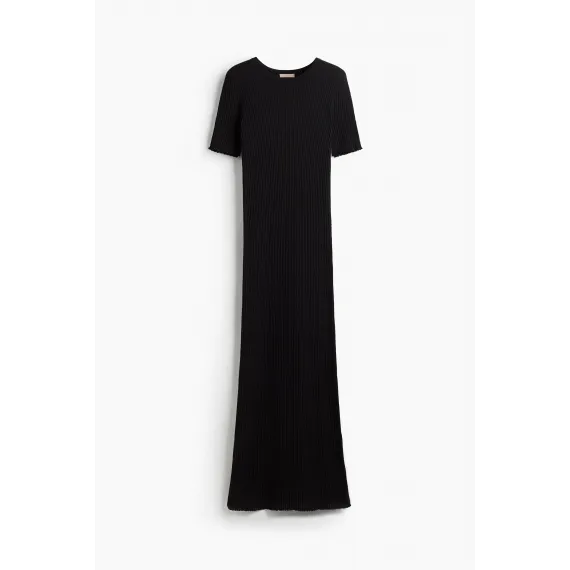 Платье футболка с резиновой вязкой H&M, Reňk: Gara, Ölçeg: M, 6 image