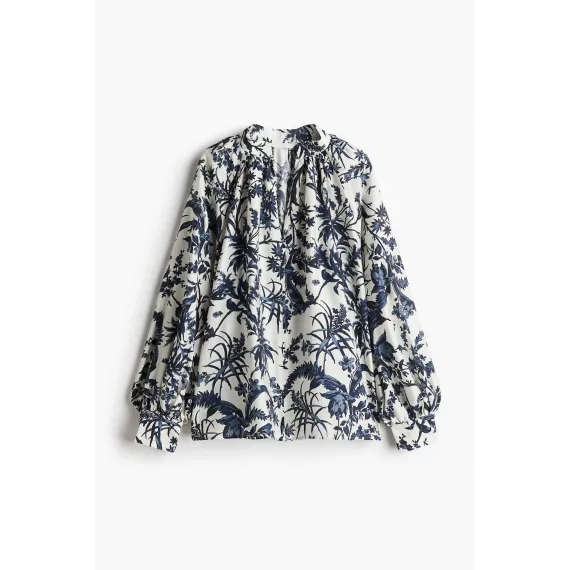 Блузка оверсайз H&M, Цвет: Белый, Размер: XS, изображение 5