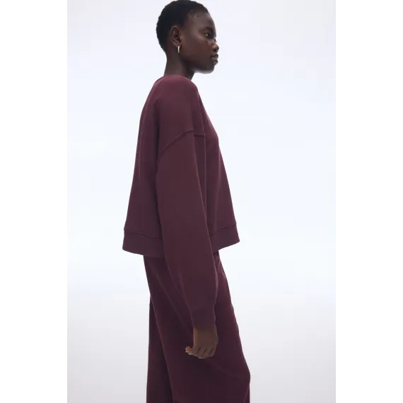 Свитшот H&M, Цвет: Бордовый, Размер: XS, изображение 4