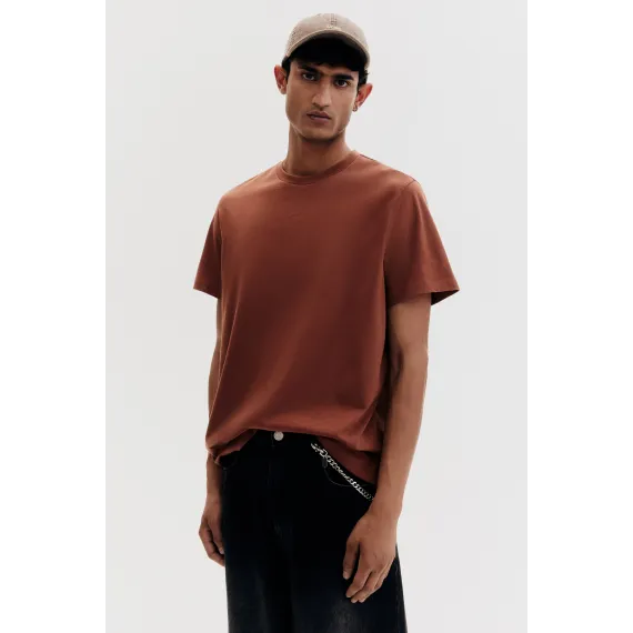Футболка Regular Fit H&M, Цвет: Оранжевый, Размер: XS