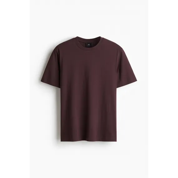 Футболка Regular Fit H&M, Цвет: Сливовый, Размер: XS, изображение 4