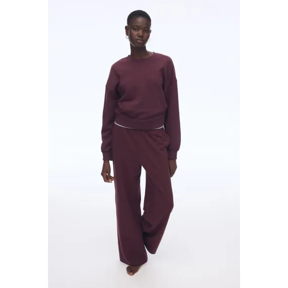 Свитшот H&M, Цвет: Бордовый, Размер: L, изображение 2