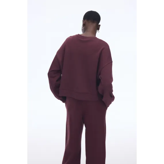 Свитшот H&M, Цвет: Бордовый, Размер: XS, изображение 3