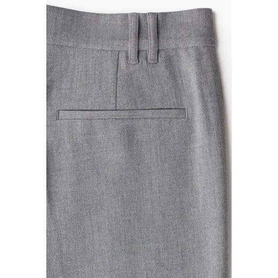 Брюки широкие элегантные H&M, Цвет: Серый, Размер: 34, изображение 6