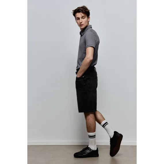 Футболка поло COOLMAX® Slim Fit H&M, Цвет: Серый, Размер: XS, изображение 6