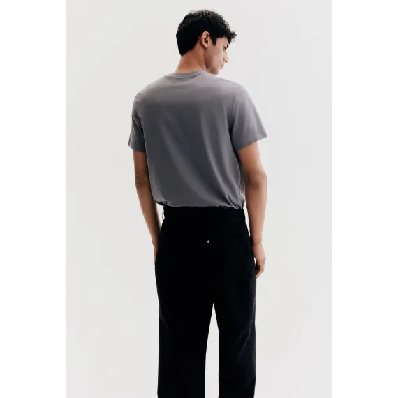 Футболка Regular Fit H&M, Цвет: Темно-серый, Размер: XS, изображение 4