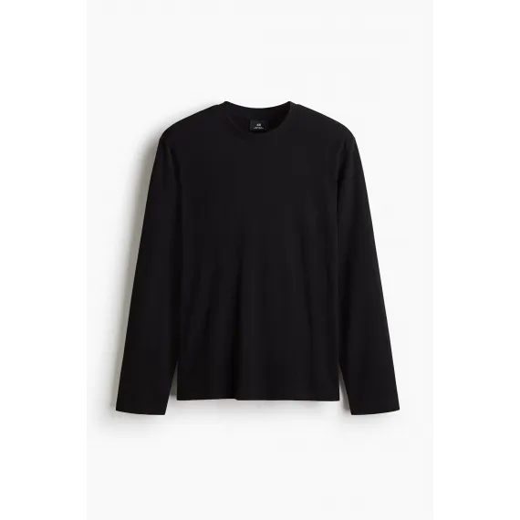 Верх джерси Regular Fit H&M, Цвет: Черный, Размер: XS, изображение 7