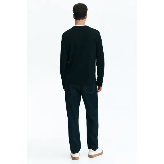 Верх джерси Regular Fit H&M, Цвет: Черный, Размер: XS, изображение 5