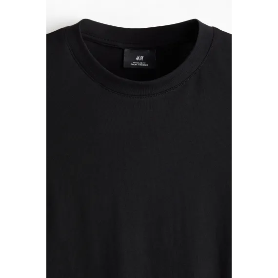 Верх джерси Regular Fit H&M, Цвет: Черный, Размер: XS, изображение 8