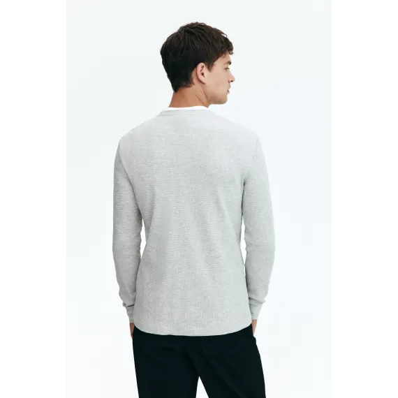 Верх джерси сотовой вязки H&M, Цвет: Серый, Размер: XS, изображение 6