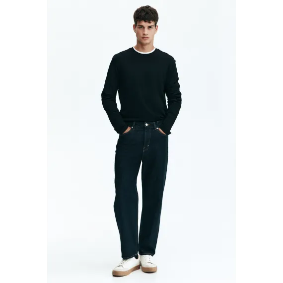 Верх джерси Regular Fit H&M, Цвет: Черный, Размер: XS, изображение 3