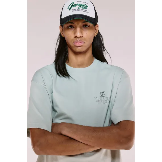 Футболка Loose Fit с принтом H&M, Цвет: Зеленый, Размер: L, изображение 3