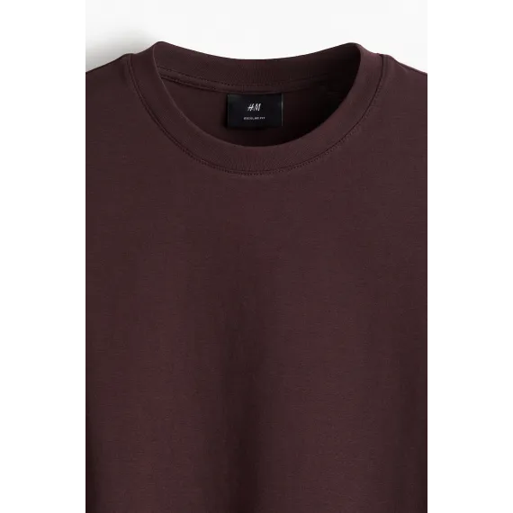 Футболка Regular Fit H&M, Цвет: Сливовый, Размер: S, изображение 4